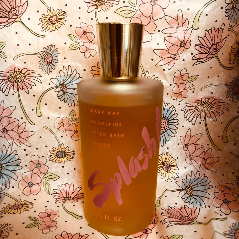 Mary Kay Vintage ANGEL FIRE After Bath Splash 5.75 ounce FULL BOTTLE